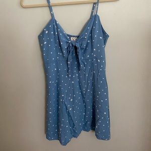 Polka dot mini dress